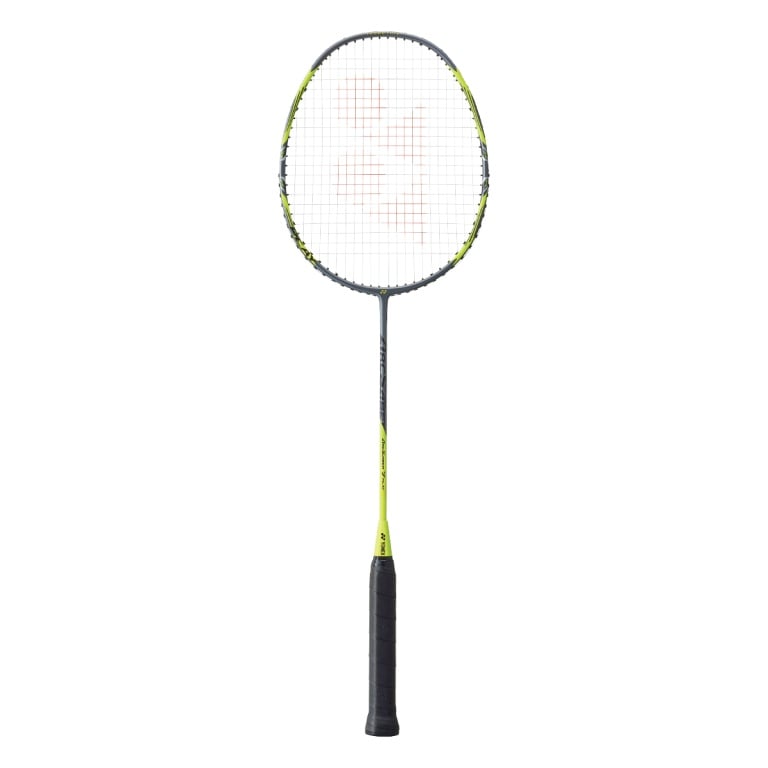 Yonex Badmintonschläger ARC Saber 7 Play (ausgewogen, flexibel) grau/gelb - besaitet -